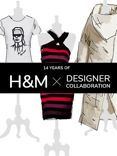 chanel x hm|14 years of H&M designer collaborations .